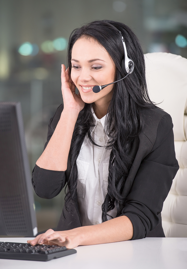 Professional call center representative
